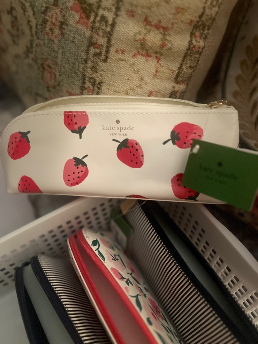 kate spade Strawberry Pencil Case